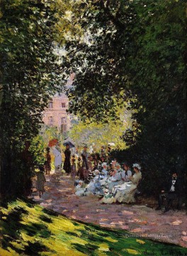 Le Parc Monceau Claude Monet Peinture à l'huile